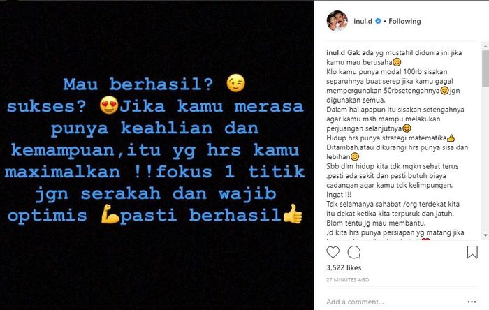 Postingan Inul Daratista
