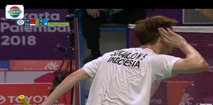aksi tengil Kevin Sanjaya - vidio.com