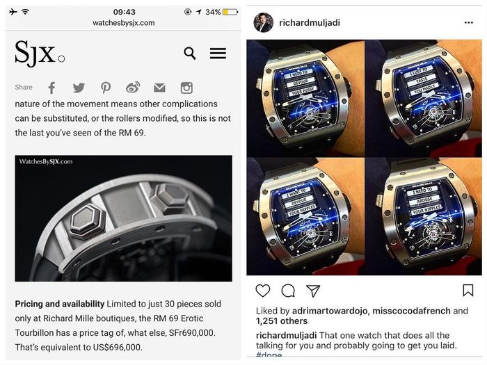 jam tangan mewah Richard Muljadi