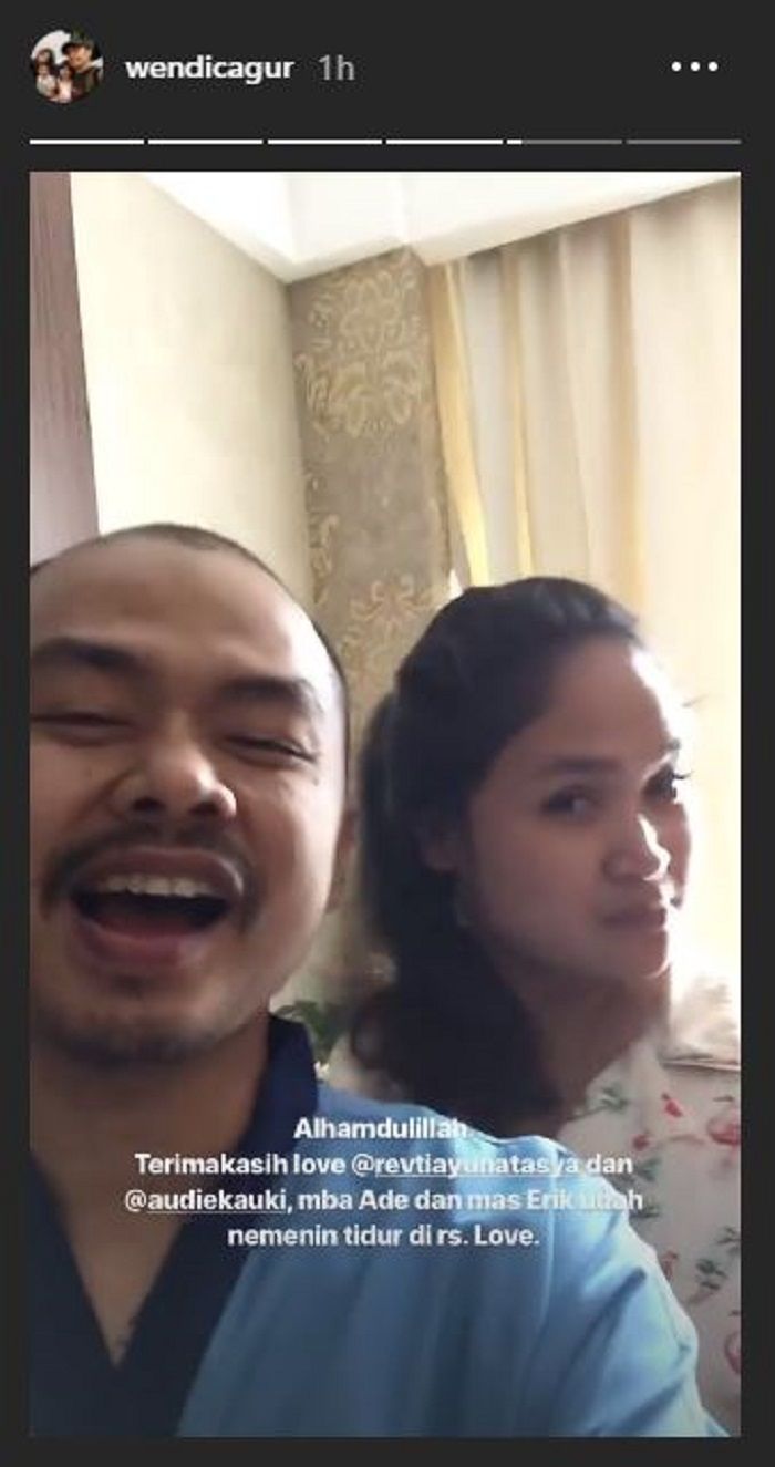 Wendi Cagur sudah boleh pulang dari rumah sakit.