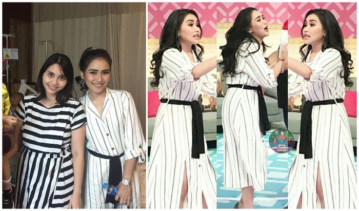 Ayu Ting Ting Kenakan Tunik dari Zara