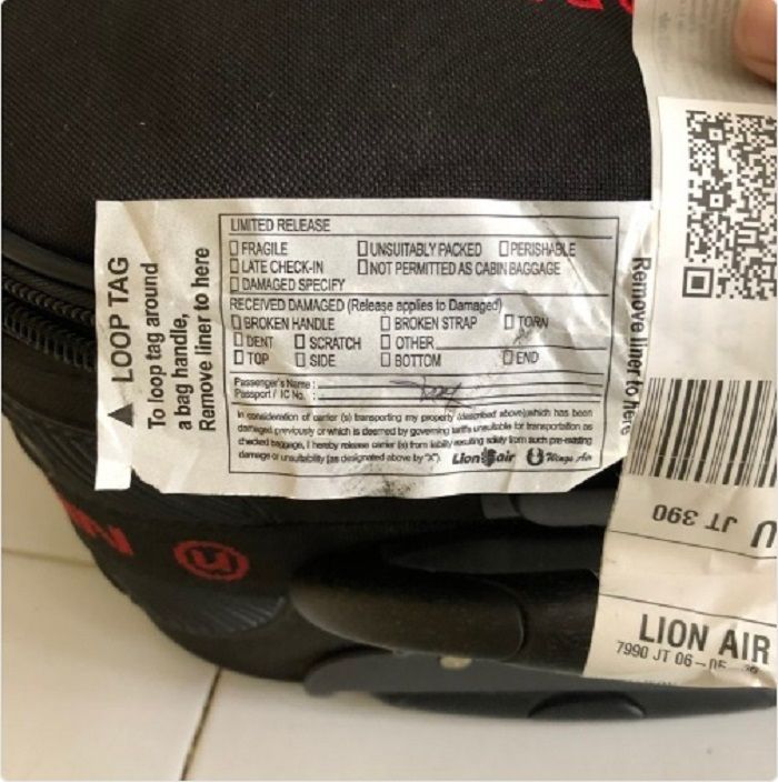 Kertas persetujuan dari pihak Lion Air yang ditanda tangani oleh Jedy