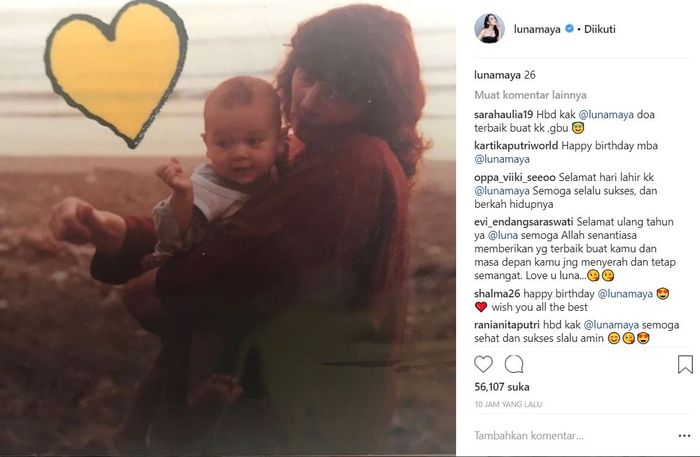 Unggahan Luna Maya