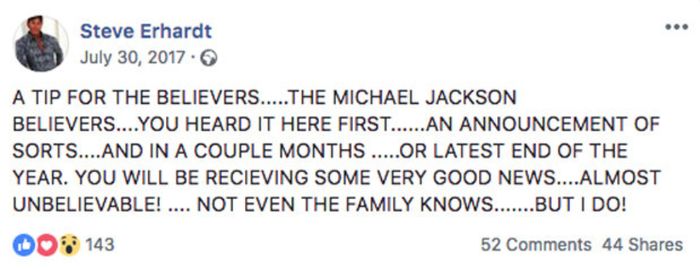 Postingan mantan stylist Michael Jackson