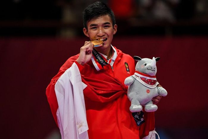 Rifki Ardiansyah  raih medali emas di Asian Games 2018