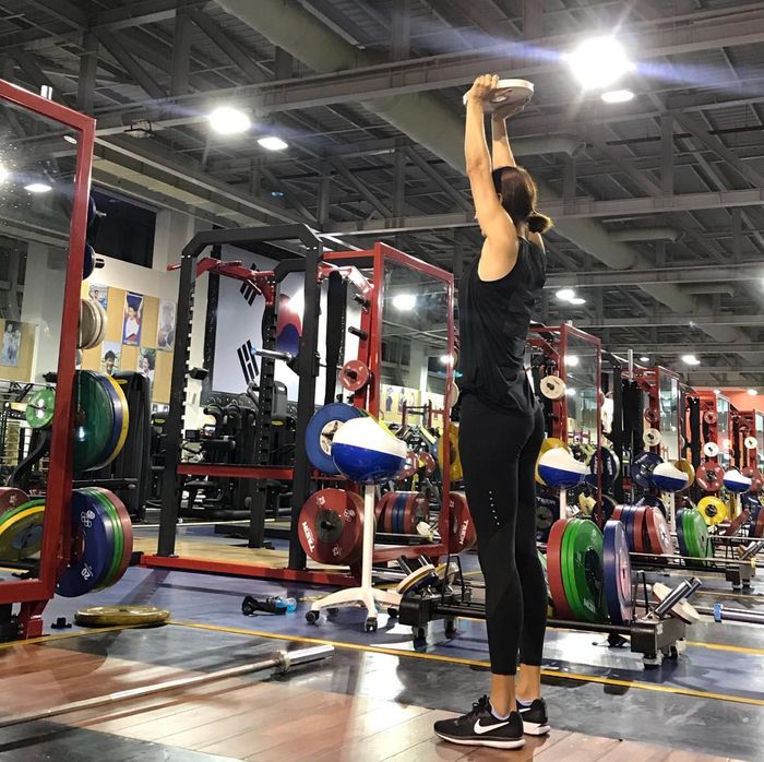 Jung Hyelim giat berlatih ya