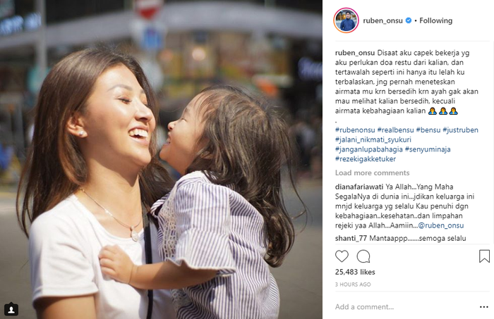 Postingan Ruben Onsu