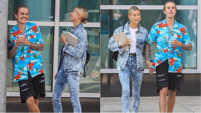 Justin Bieber dan Hailey Baldwin tetap dengan gaya andalan masing-masing