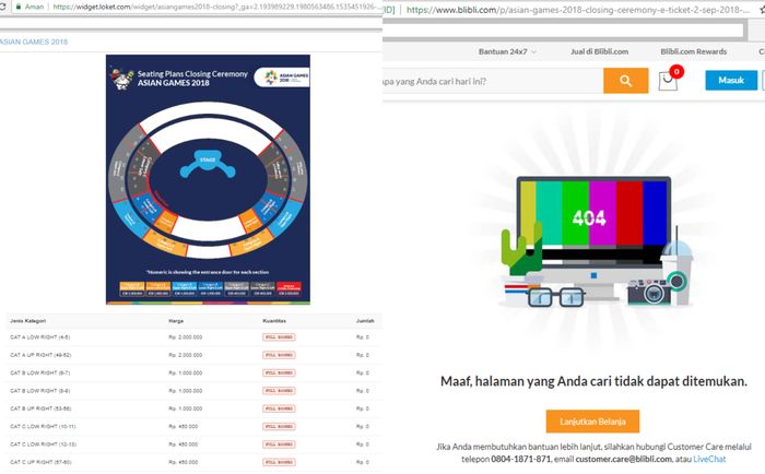 Tiket penutupan Asian Games 2018 langsung ludes terjual