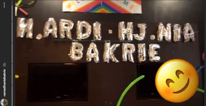Penyambutan Nia dan Ardi