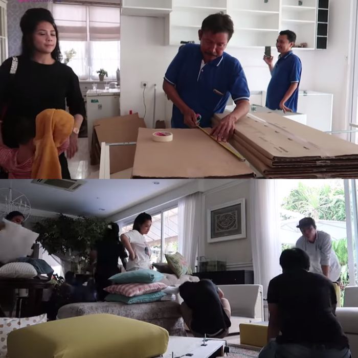 rumah Nagita dan Raffi Ahmad ketika dirombak