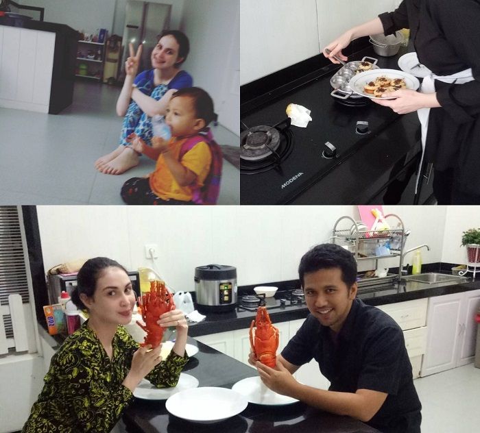 Dapur di rumah Arumi Bachsin