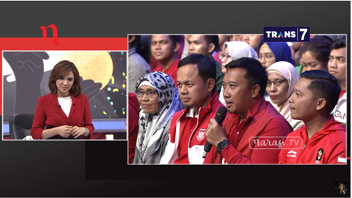 Imam Nahrawi di acara Mata Najwa