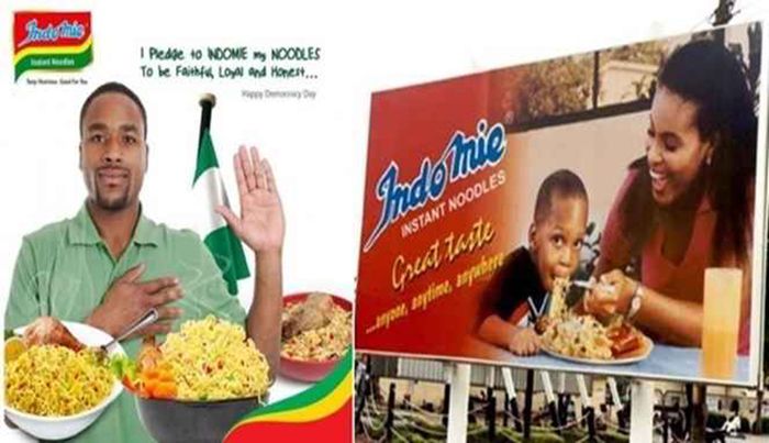 Iklan Indomie di Nigeria