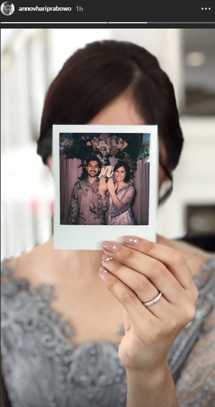 Annissa Soebandono bertunangan dengan Annov