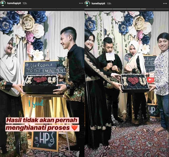 Hanifan melamar Pipiet secara resmi