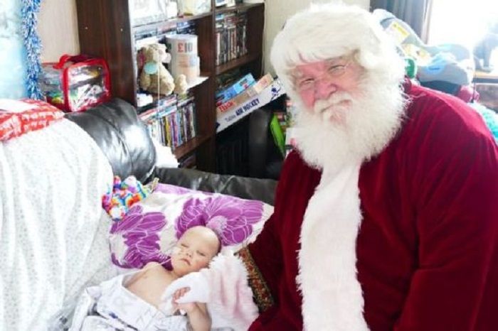 Santa claus datang berkunjung