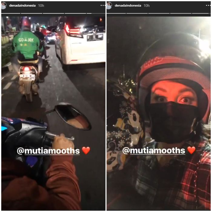 Cuplikan Instagram Story Denada