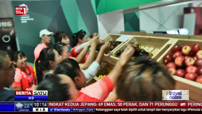Buah manggis jadi rebutan para atlet Asian Games 2018