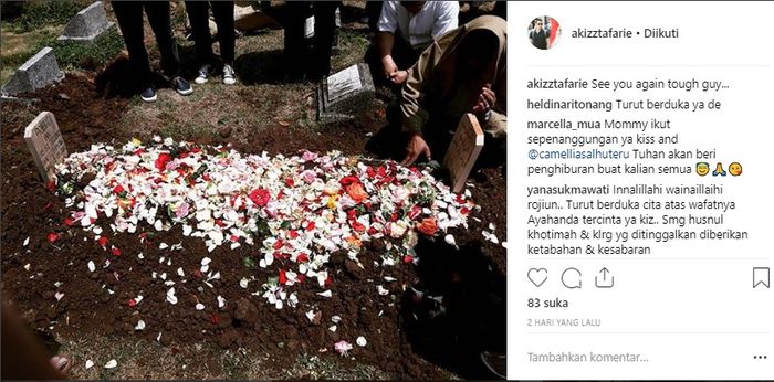 Ayah mertua Shezy Idris baru saja meninggal dunia di tengah keretakan rumah tangganya