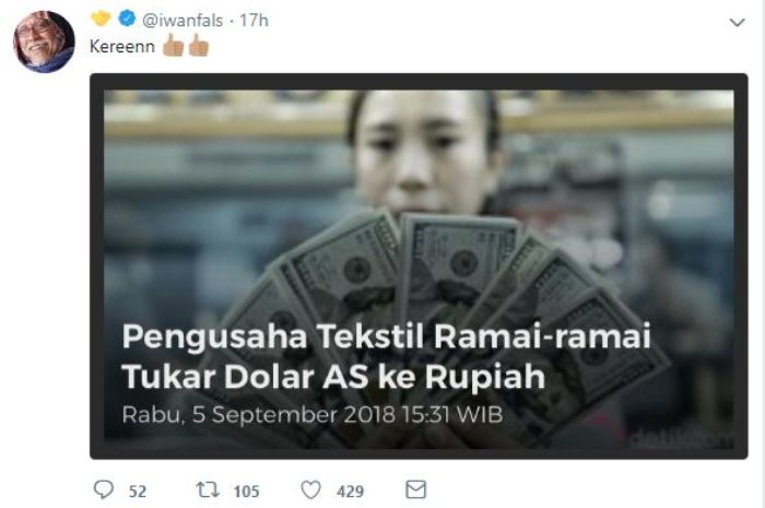 Iwan Fals merespon pemberitaan.