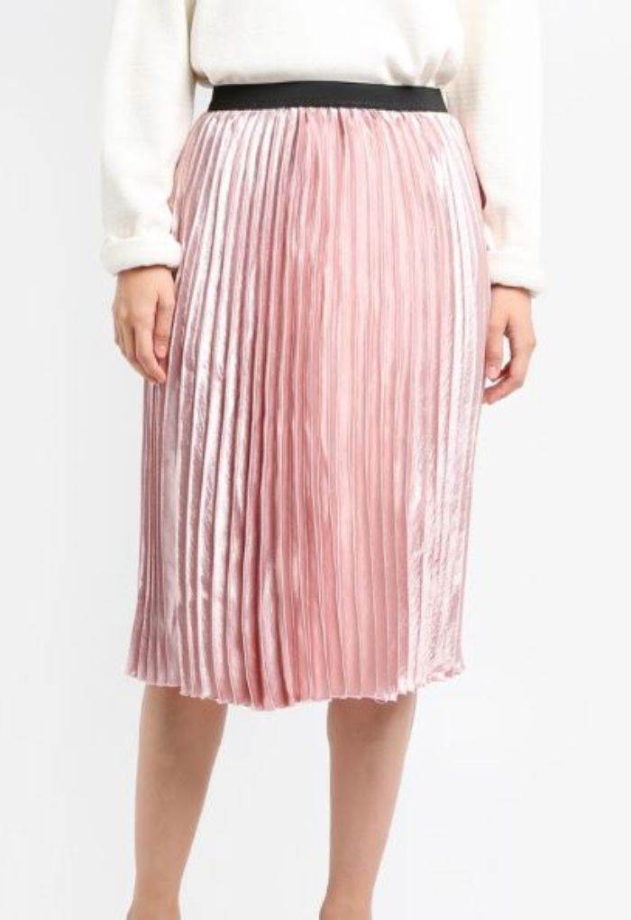 Midi pleated skirt Zalora
