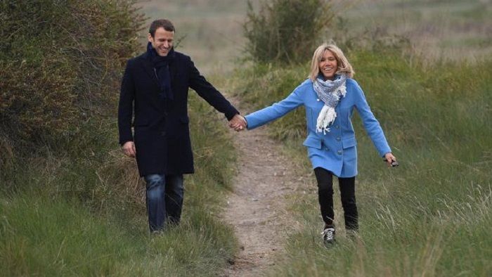 Macron dan istri