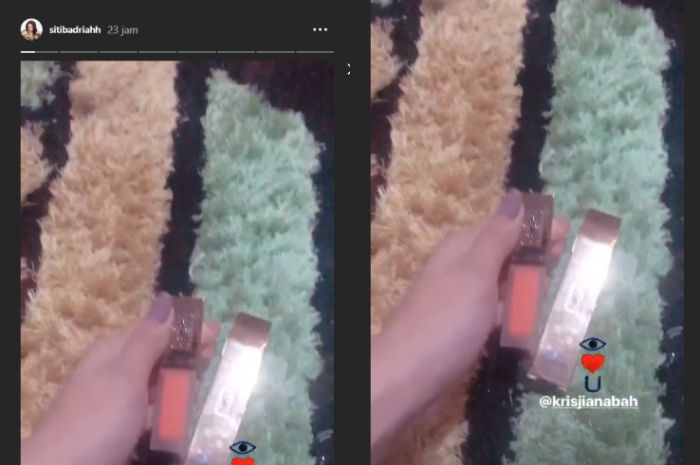 Siti Badriah mendapat hadiah dari sang kekasih