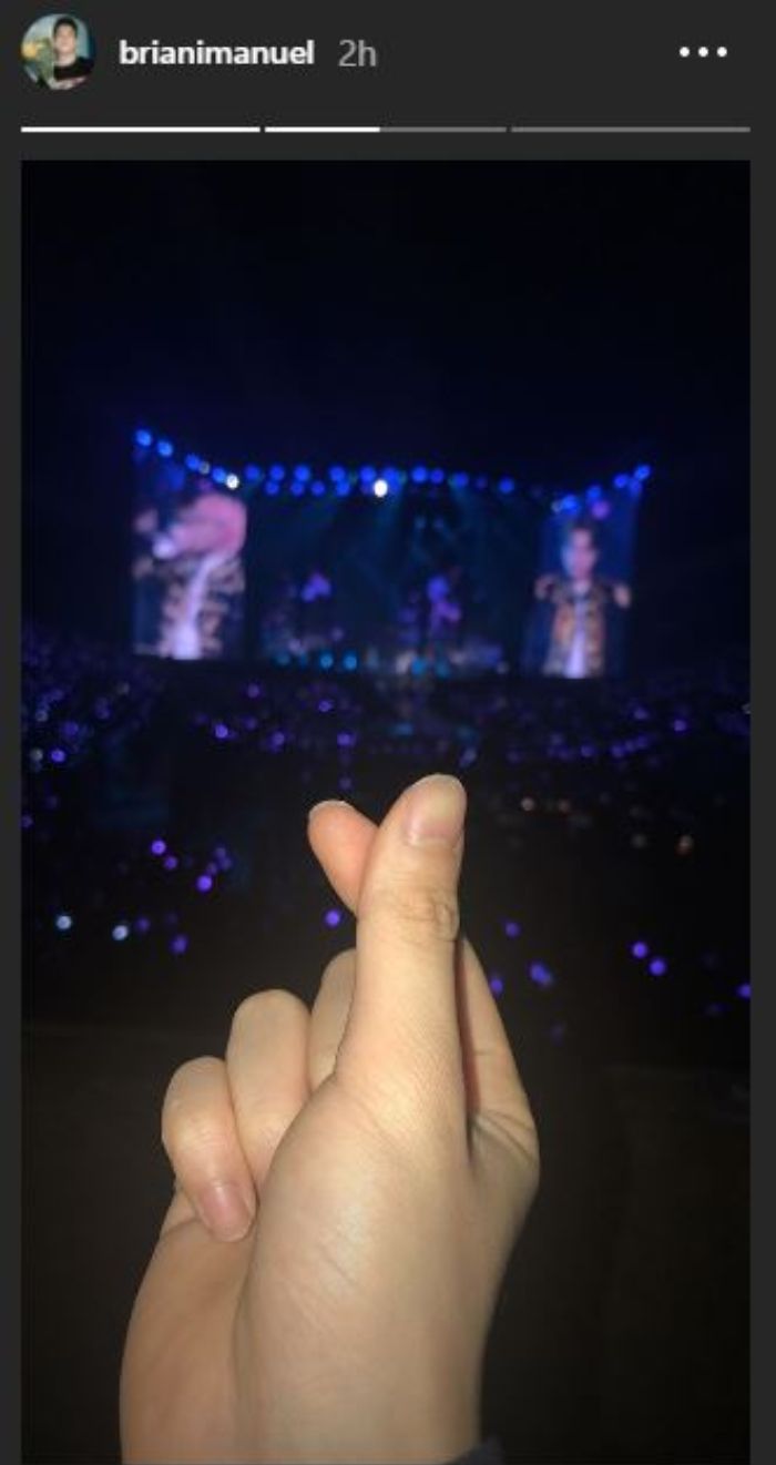 Rich Brian menonton BTS di Staples Center, LA