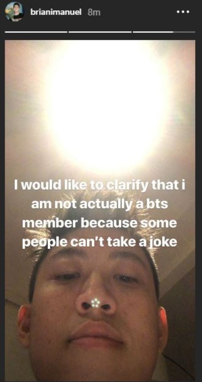 Klarifikasi Rich Brian tentang 'member BTS'