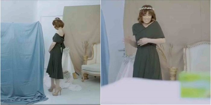 Chika Jessica sedang lakukan shooting produk komersial