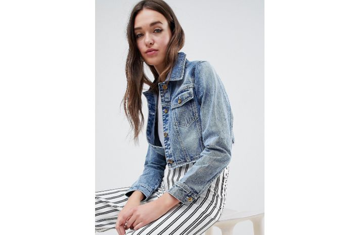 Denim Crop Jacket