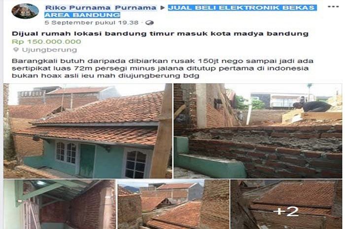 Eko berusaha menjual rumahnya