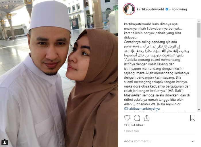 Habib Usman Bin Yahya dan Kartika Putri