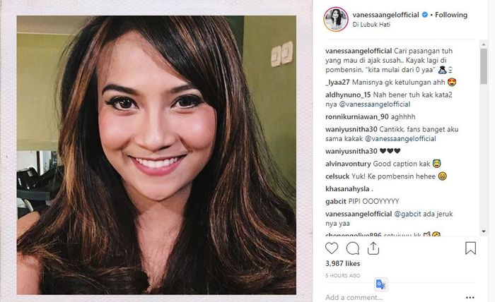 Vanessa Angel Ungkap pria idamannya