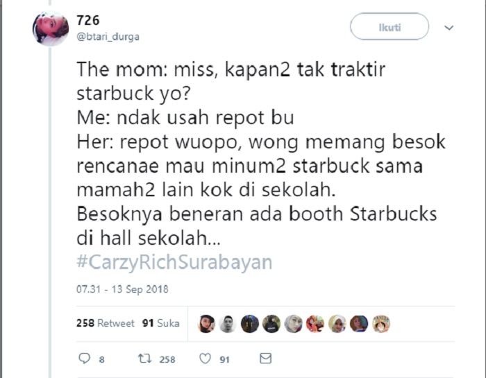 #CrazyRichSurabayan