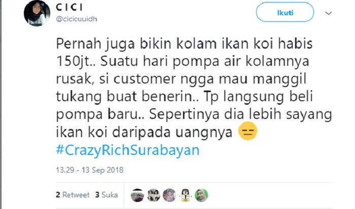 #CrazyRichSurabayan