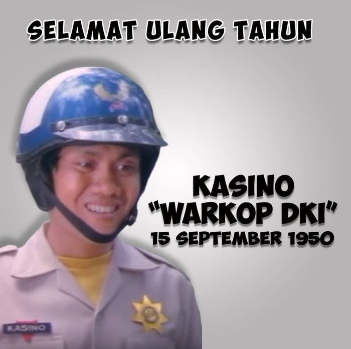 Unggahan Indro Warkop di hari ulang tahun Kasino