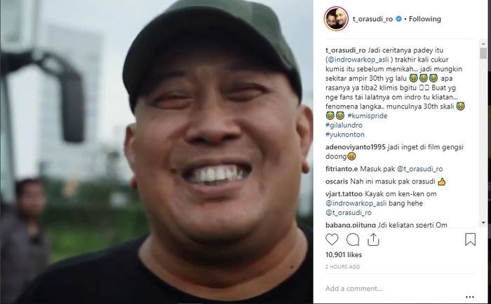 Unggahan Tora Sudiro