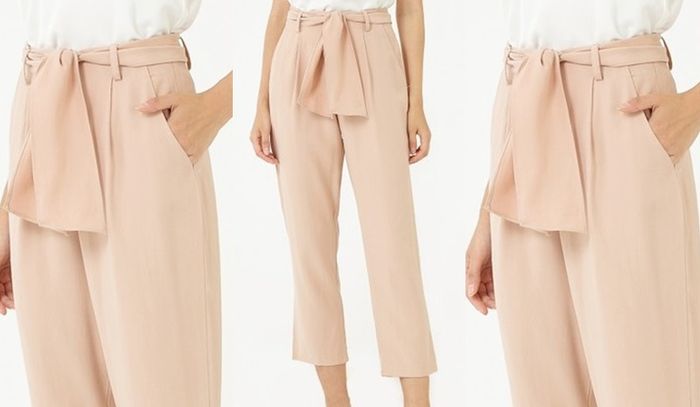 Cloth.Inc – Tied Piper Pants in Nude Pink