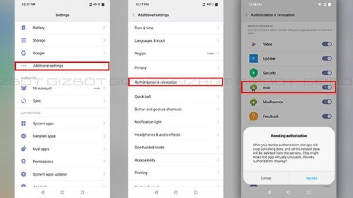 Cara menghilangkan iklan pada ponsel Xiaomi
