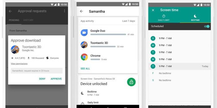 Melalui apps Family Link, orang tua dapat mengatur banyak hal dari smartphone anak.