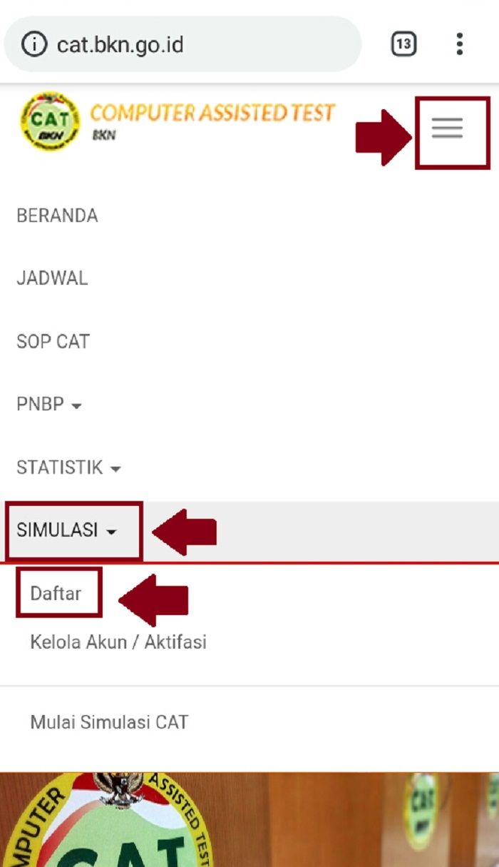 Simulasi CAT