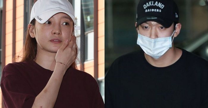Goo Hara dan mantan kekasihnya.