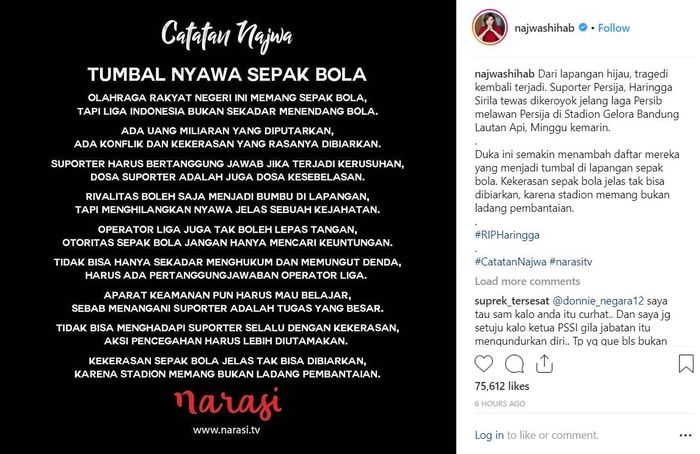 Instagram/najwashihab