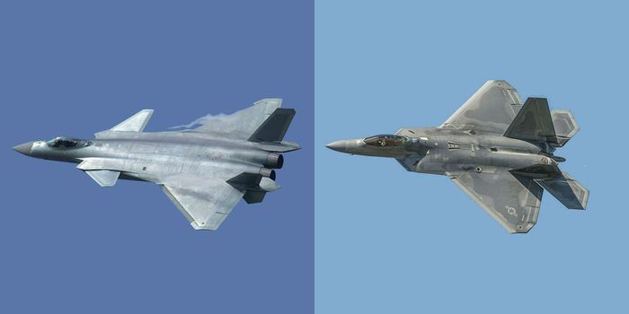 Chengdu J-20 sangat mirip dengan F-22 Raptor.