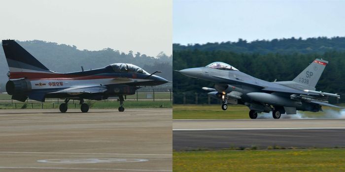 Chengdu J-10 yang mirip F-16