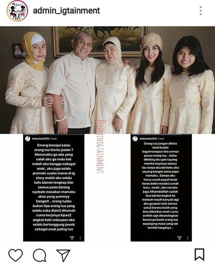 Keluarga Bella Shofie