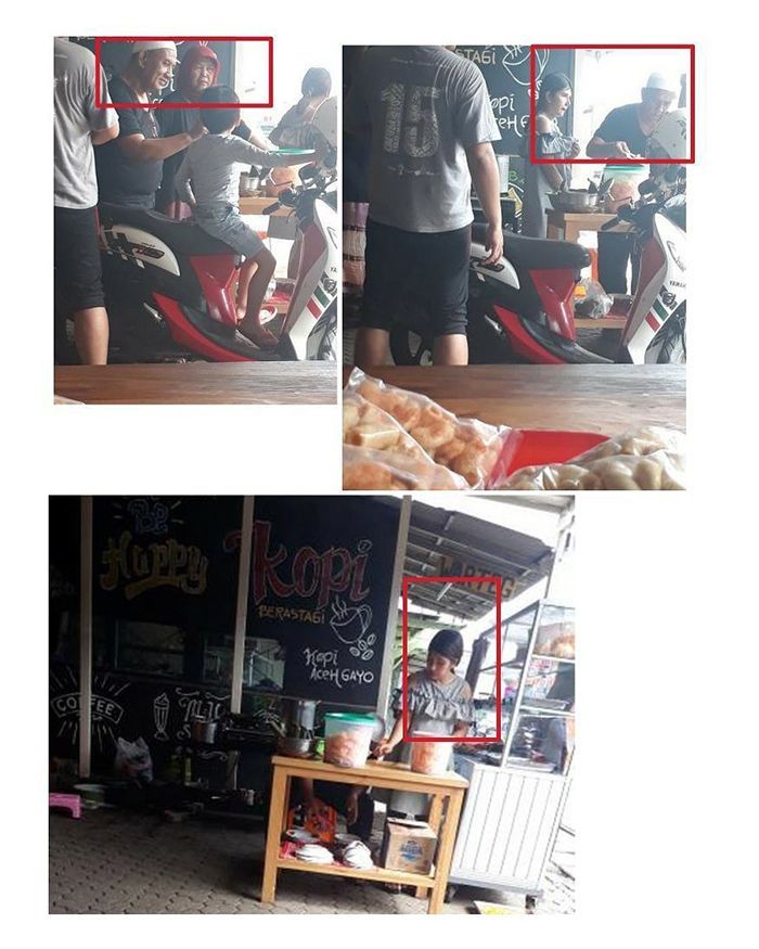 Tempat jualan bubur orang tua Bella Shofie.