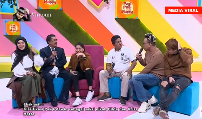 Kedatangan saksi pernikahan Hilda Vitria
